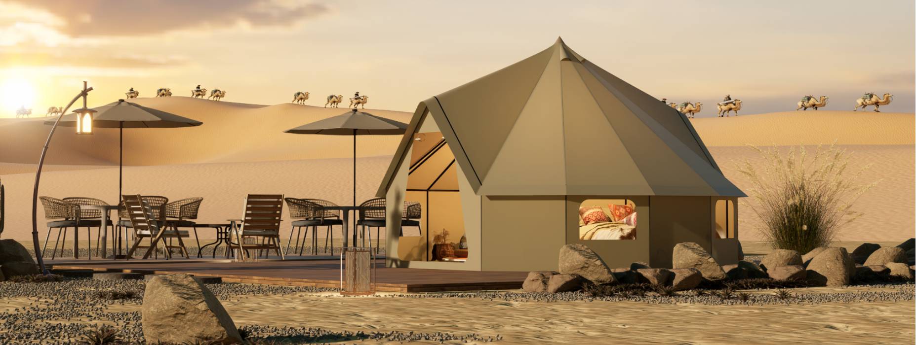 大连露营酒店帐篷产品